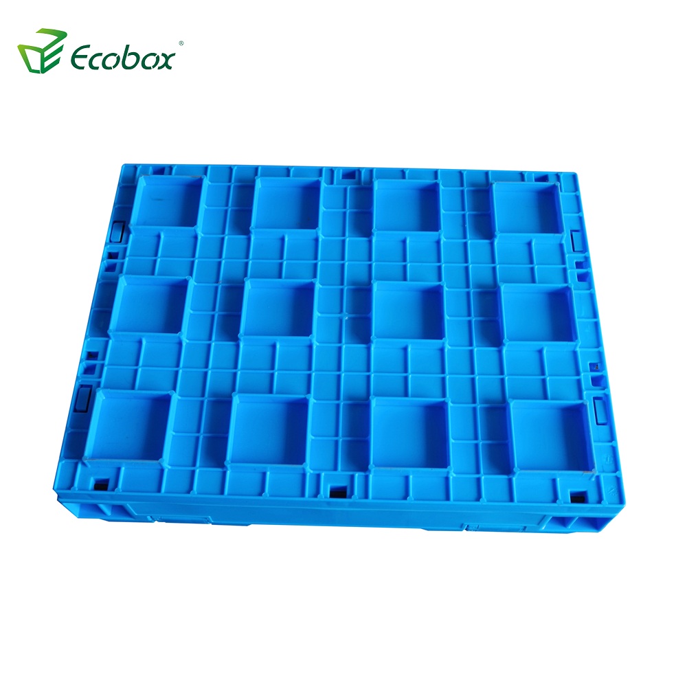 Ecobox 40x30x32cm caixa dobrável de plástico dobrável recipiente de armazenamento caixa de transporte