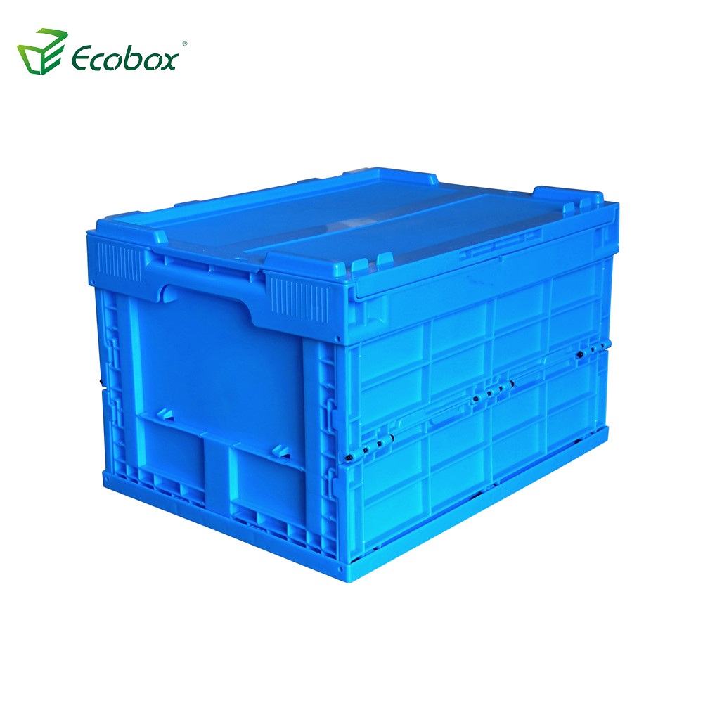 Ecobox 40x30x25.5cm caixa dobrável de plástico dobrável recipiente de armazenamento caixa de transporte